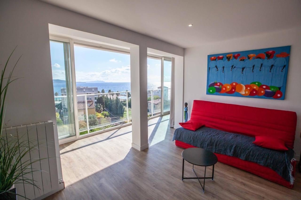 Tres Beau T2 Climatise Refait A Neuf, Vue Mer Panoramique Exceptionnelle A 120M A Pied De La Plage Ла-Сьйота Екстер'єр фото